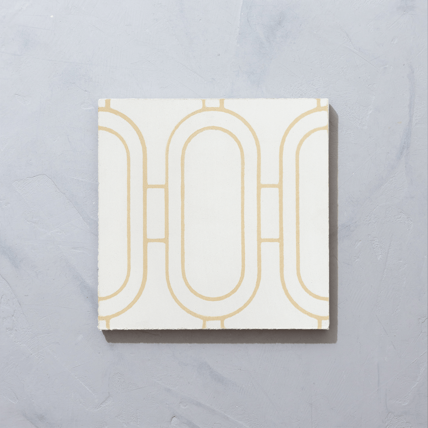 Art Deco Loop Sweet Yellow Tile