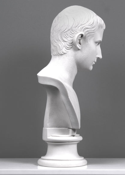 Augustus Caesar Bust Sculpture (Large)