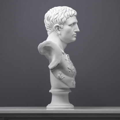 Augustus Caesar of Primaporta Bust Sculpture (Large)