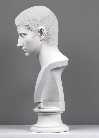 Augustus Caesar Bust Sculpture (Large)