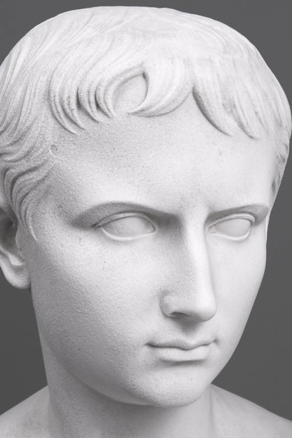 Augustus Caesar Bust Sculpture (Large)