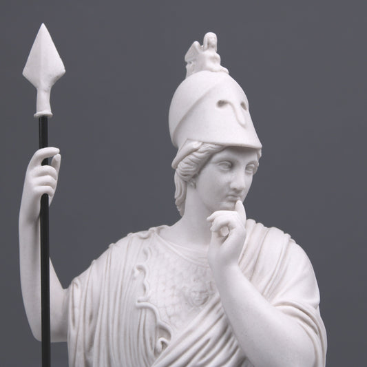 Athena Statue with spear - figurine of Athena Giustiniani
