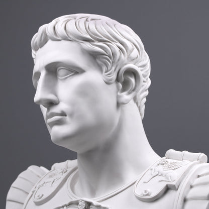 Augustus Caesar of Primaporta Bust Sculpture (Large)