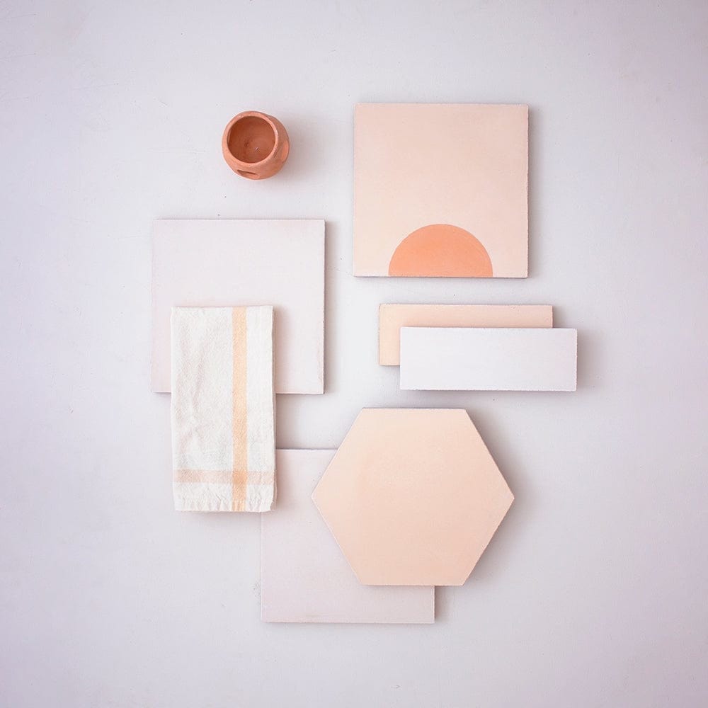 Apricot Hexagonal Tiles