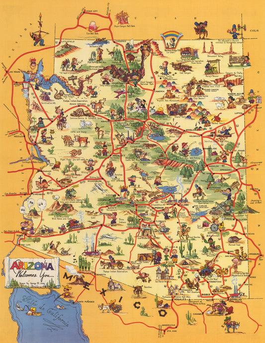 1942 Arizona Welcomes You