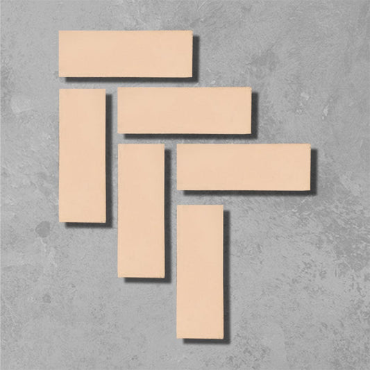 Apricot Herringbone Tile