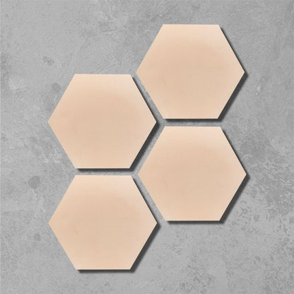 Apricot Hexagonal Tiles