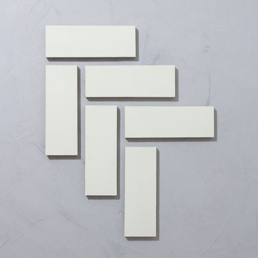 Little Greene Aquamarine Pale Herringbone Tile