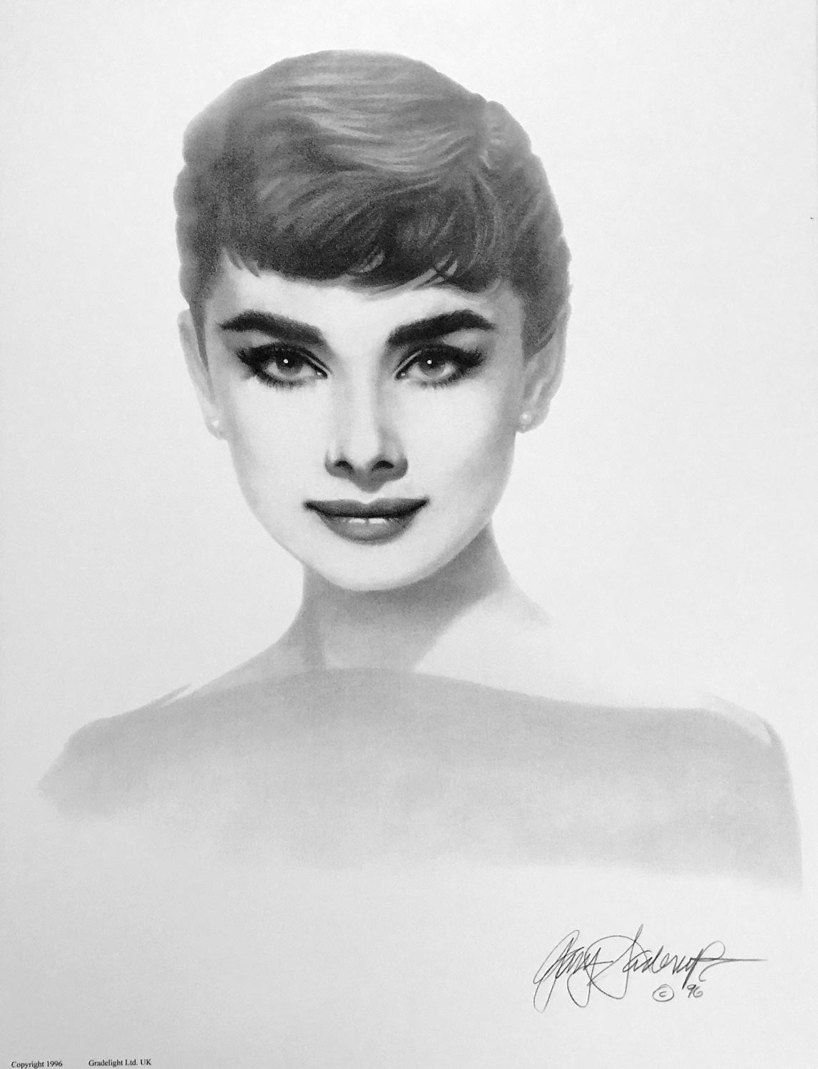 Audrey Hepburn by Gary Saderup