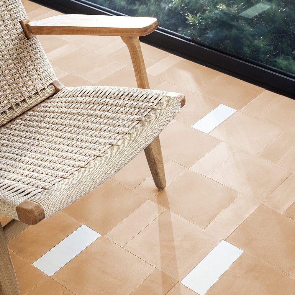 Apricot Herringbone Tile
