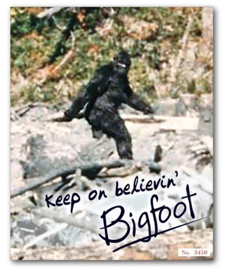 Autographed Bigfoot Patterson Patty Sasquatch photo picture