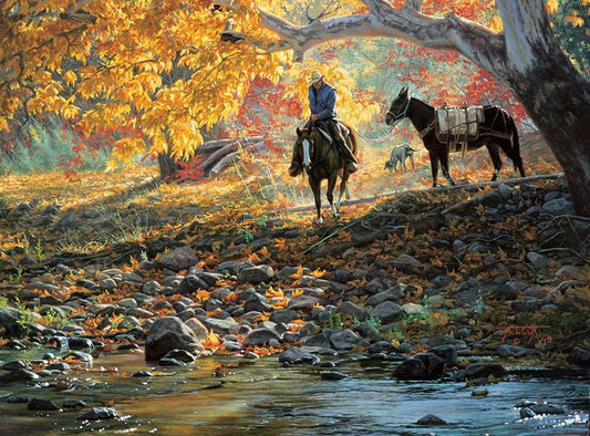 A Road Less Traveled Cowboy Art Prints by Tim Cox