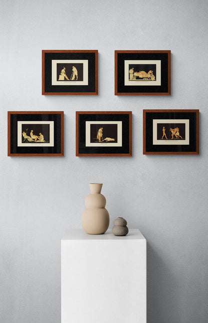 Athene repressing the fury of Achilles Print